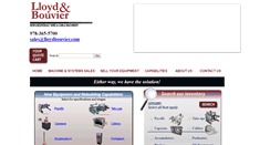 Desktop Screenshot of lloydbouvier.com